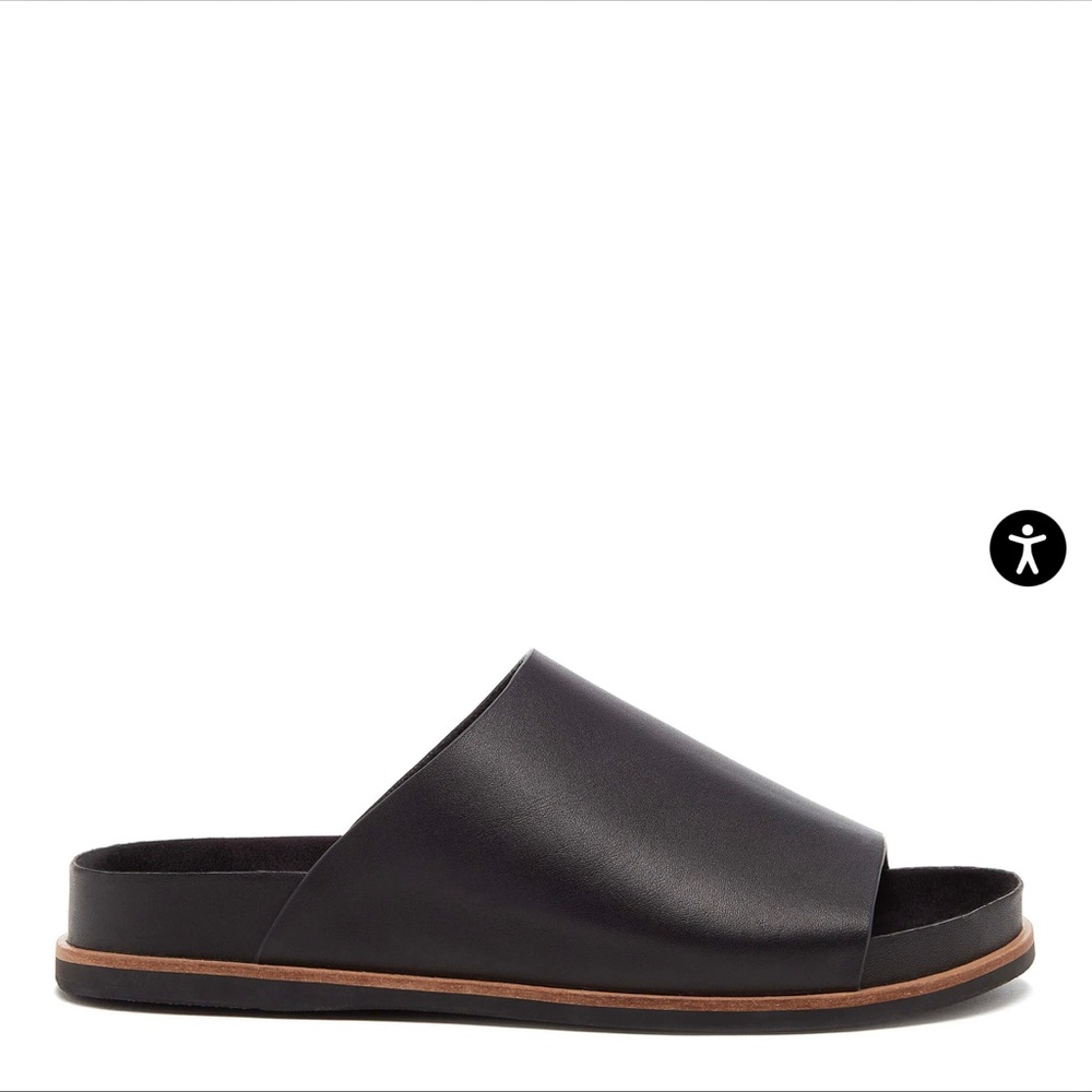 Kelsi Dagger Squish Black Slide Sandal NWT